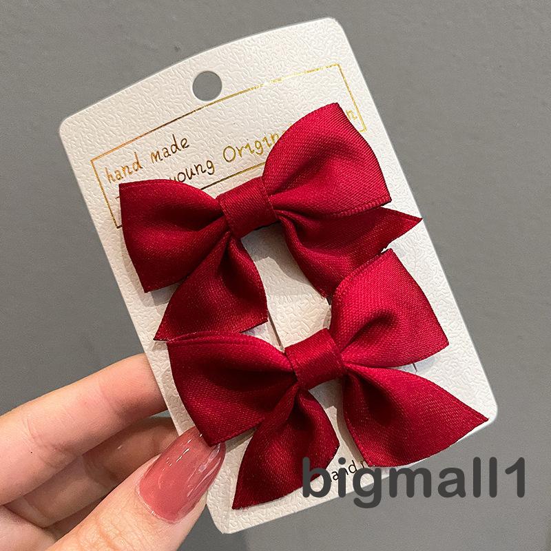 Kẹp tóc nơ màu sắc tươi sáng dễ thương cho bé gái