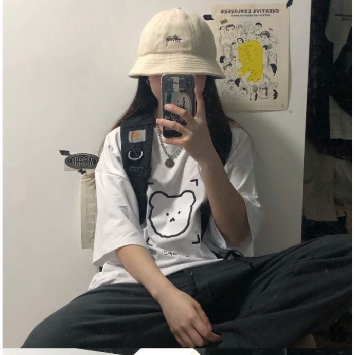 Áo thun tay lỡ Unisex Awesometee, áo phông form rộng ATL M396-33