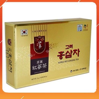 Trà Hồng Sâm Hộp Vàng 100 Gói