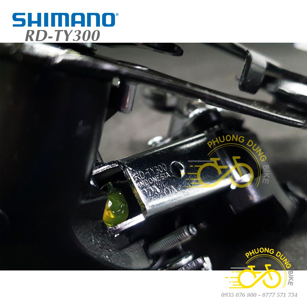 Củ cùi đề sau xe đạp SHIMANO TOURNEY RD-TY300 6-7-8 Speed - Hàng chính Hãng