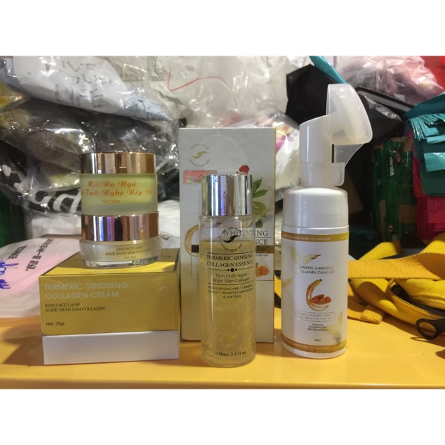 Combo bộ dưỡng da Nghệ