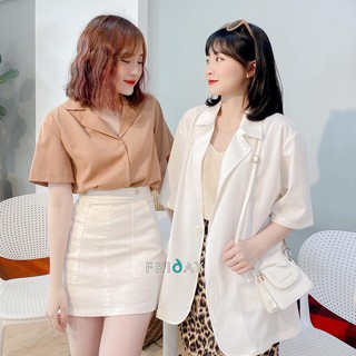 Áo blazer cộc tay 2 khuy Friday
