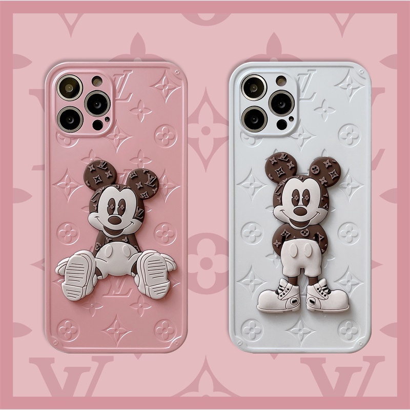 Ốp Điện Thoại Hình Chuột Mickey Thời Trang Cho Iphone 7 / 8 / X / Xs / Xr / 11 / 12 / Pro / Plus / Max