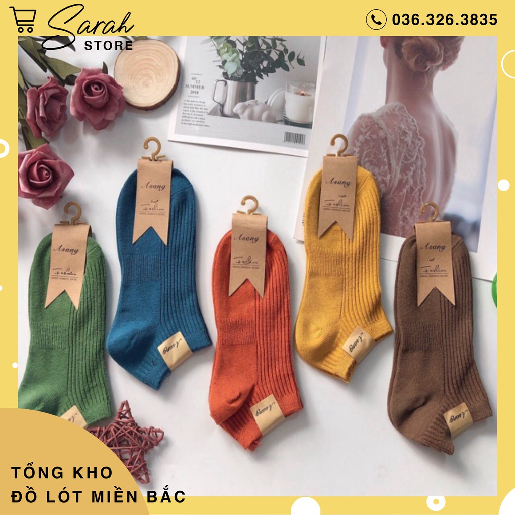 Set 10 Đôi Tất Len Gân Nữ Loại Mới Cao Cấp.