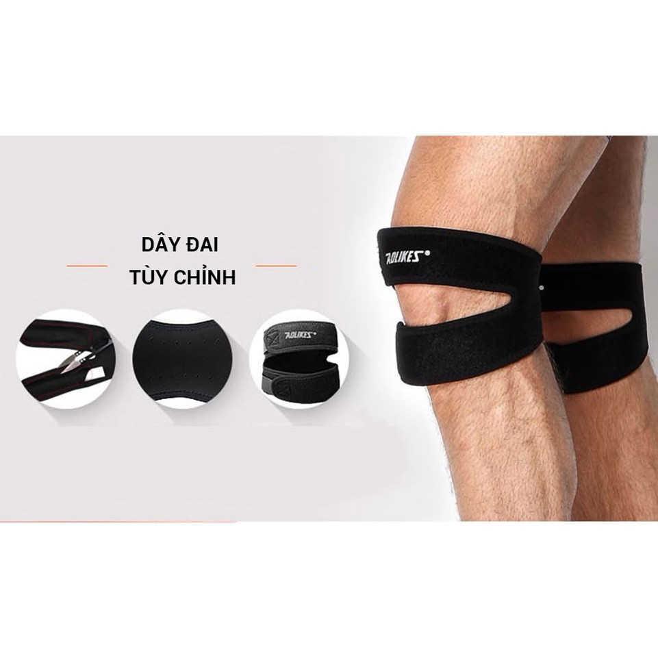 tt Băng đầu gối thể thao chính hãng Aolikes AL 7929 hainham1702