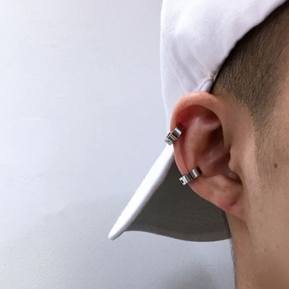 Khuyên Tai Tròn Màu Sắc Đơn Giản Phong Cách Hip Hop Nhật Hàn