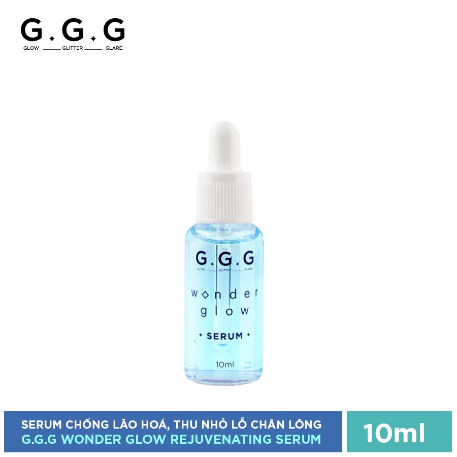 [Mã FMCGM100 - 10% đơn 500K] Serum GGG WONDER GLOW REJUVENATING chống lão hóa, làm sáng da