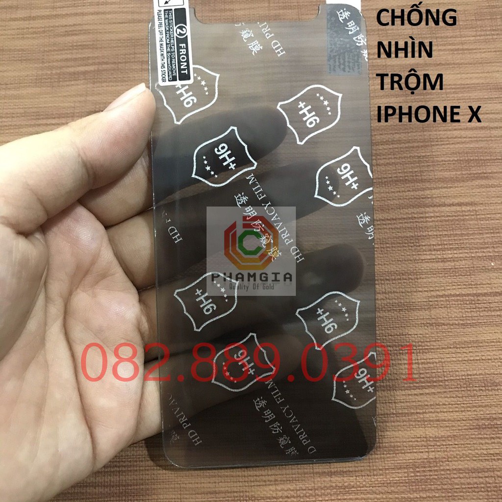 Dán Kính Cường Lực Dẻo Chống Nhìn Trộm cho iPhone Đủ Các Dòng từ iPhone 2G - 12 promax