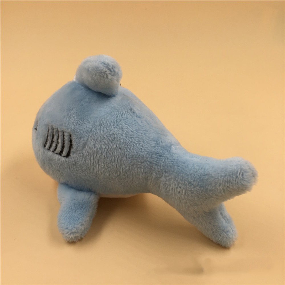 Móc khoá mini cá mập nhồi bông đồ chơi dễ thương xinh xắn làm quà tặng