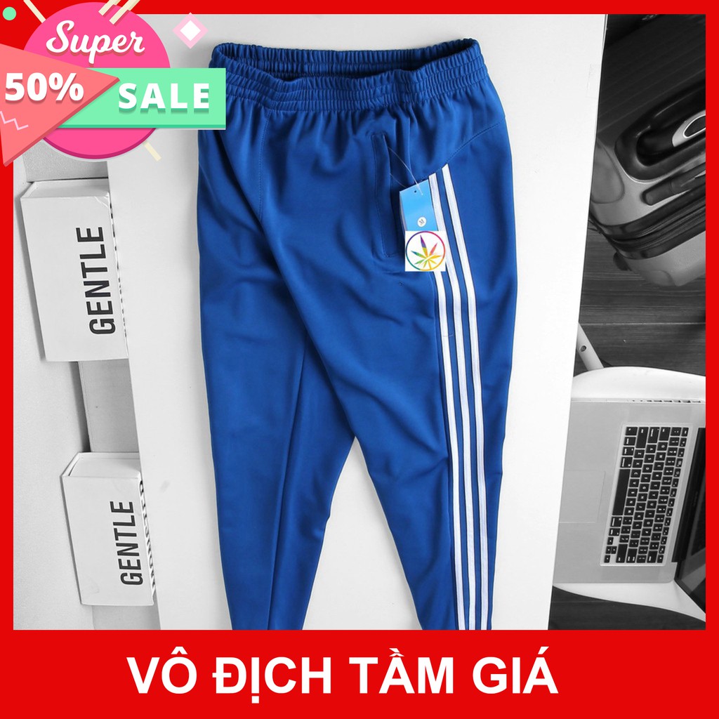 [Hàng Đẹp - FreeShip] Quần Thể Thao Jogger VNXK 3 Sọc Nam Có 5 Màu Ống Chun Chất Liệu Nỉ Da Cá Đẹp -Bảo Hành Lỗi 1 Đổi 1 | BigBuy360 - bigbuy360.vn