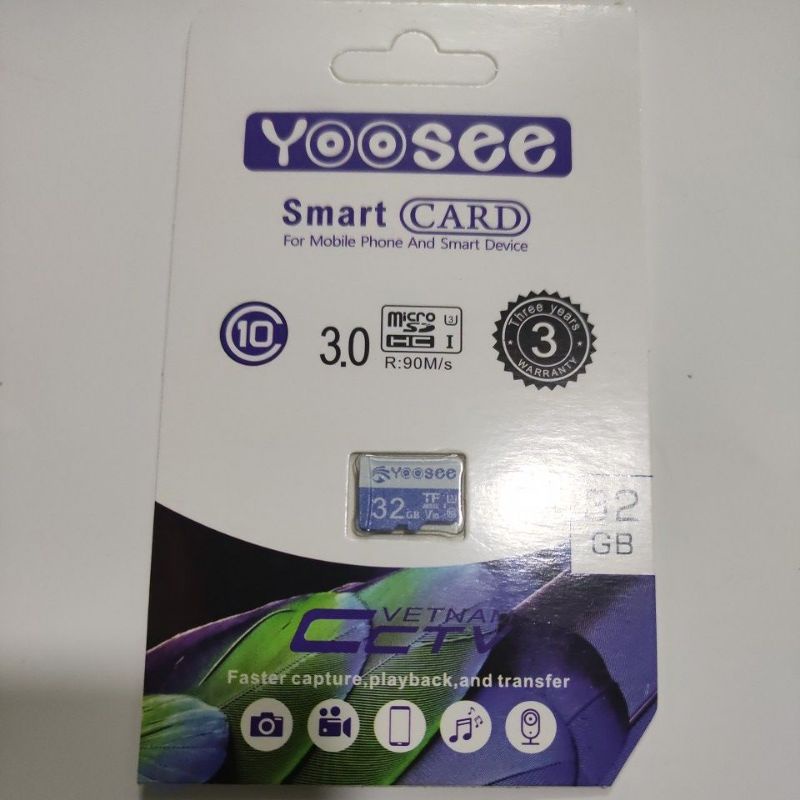 thẻ nhớ 32 gb yoosee chính hãng tốc độ cao chuyên camera
