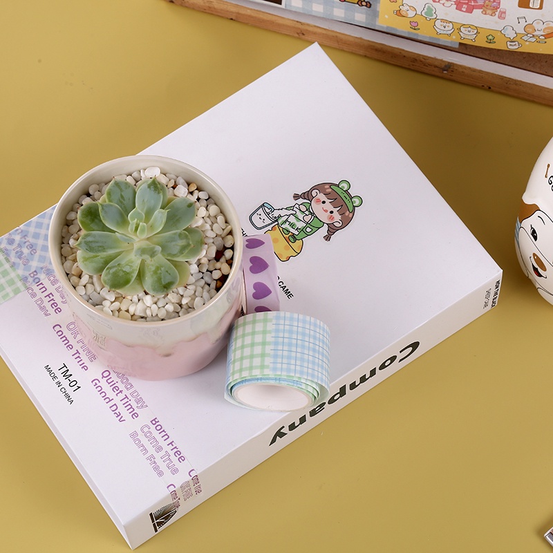 Washi tape set 3 cuộn trang trí sổ tay WS01 - Băng keo họa tiết trái cây dễ thương