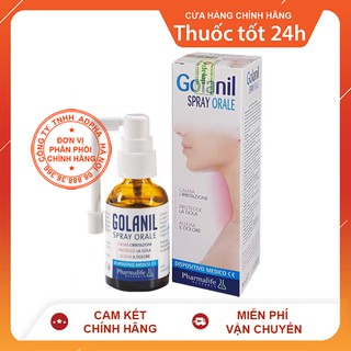Golanil Spray Orale - Giảm ho, viêm, nóng rát họng