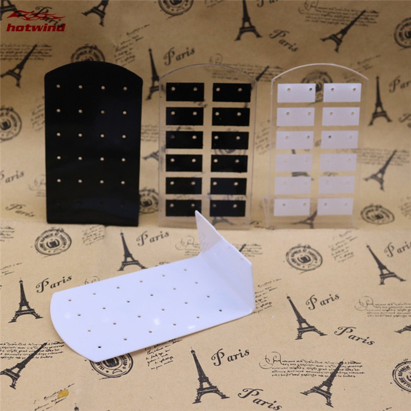 Giá đỡ 12 khuyên tai 24 lỗ để bàn tiện dụng HW