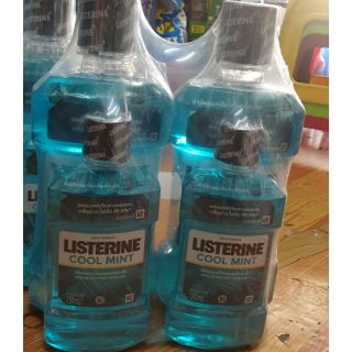 Combo 2 Nước Súc Miệng Hương Bạc Hà Listerine Cool Mint (750ml/Chai) + (250ml/Chai)