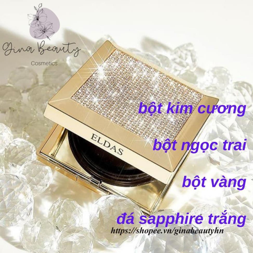 Phấn Nước Coreana Eldas EG tox Ampoule Cushion SPF50PA+++ màu 21 (15gx2)