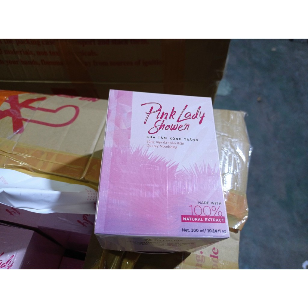 Sữa tắm xông trắng pink lady