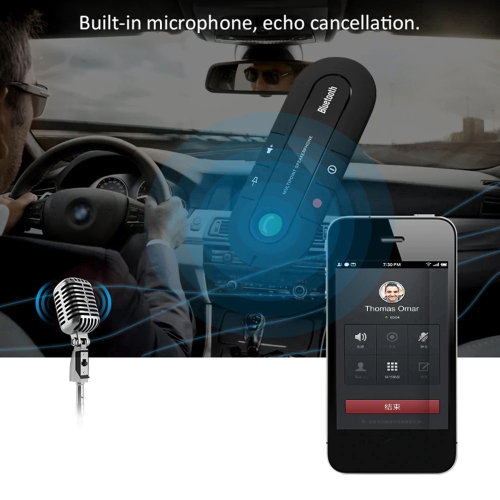 Bộ loa Bluetooth không dây cho xe hơi