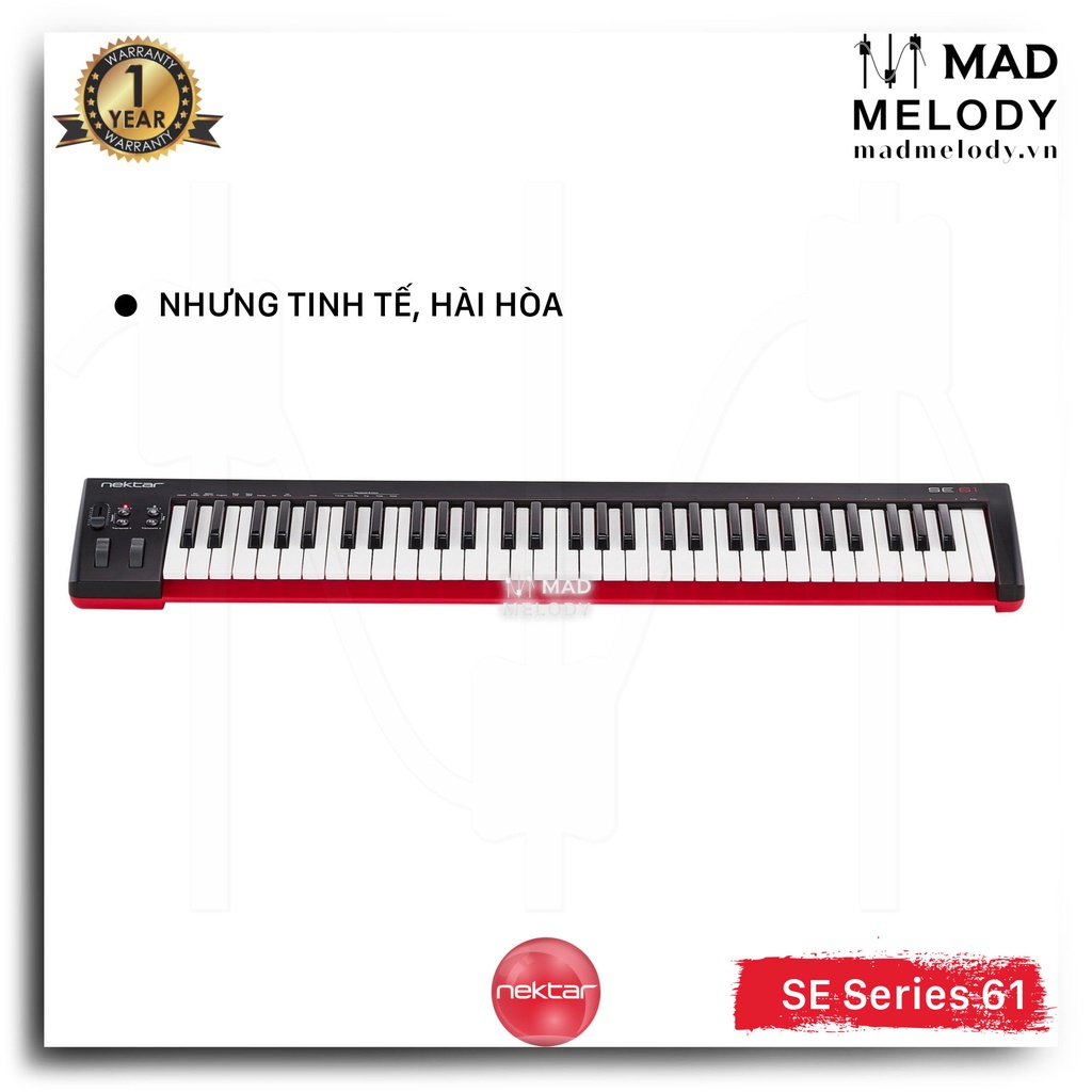 Nektar se61 61-key usb midi keyboard controller đàn soạn nhạc 61 phím, - ảnh sản phẩm 4
