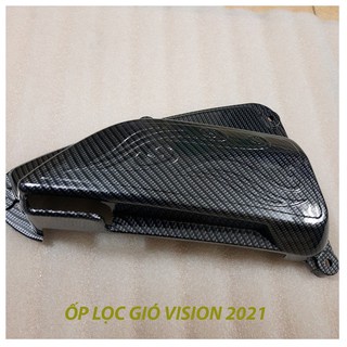 Bộ Ốp 5 Món Vision 2021-2022  Vân Carbon và Xi crom Cao Cấp