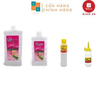 [125ml] Acetone- Nước rửa móng tay QUYÊN 125ml chai tròn Chính Hãng