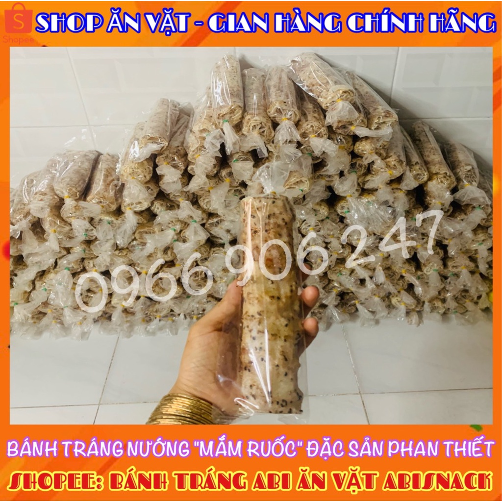 1 CUỐN BÁNH TRÁNG NƯỚNG MẮM RUỐC ĐẶC SẢN PHAN THIẾT LOẠI 1