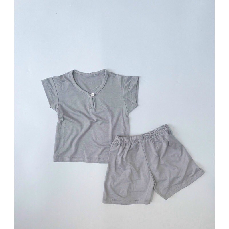 Bộ Cộc Tay Kwoo Cổ Tìm Thun Lạnh Cao Cấp