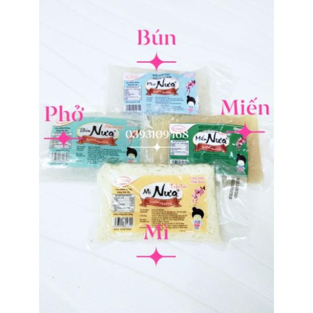  Combo 10 gói (3 Bún nưa/ 2mì nưa/ 2 miến nưa/ 3 phở nưa) nưa ăn kiêng keto, das