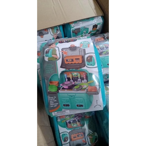 Vali đồ chơi nấu ăn 2 Trong 1 cho bé