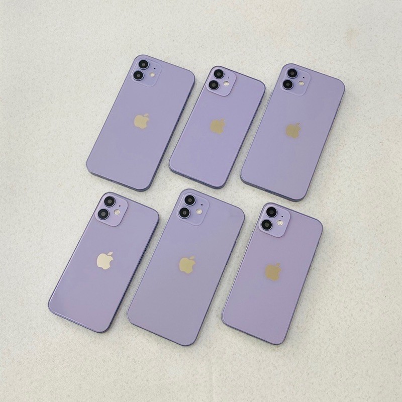 mô hình trưng bày iphone 12 / mini màu tím cực xinh