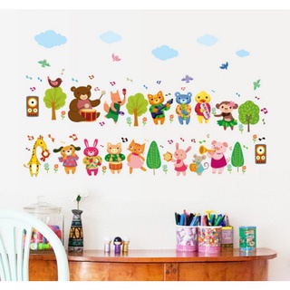 Decal trang trí tường - Dàn thú hợp ca