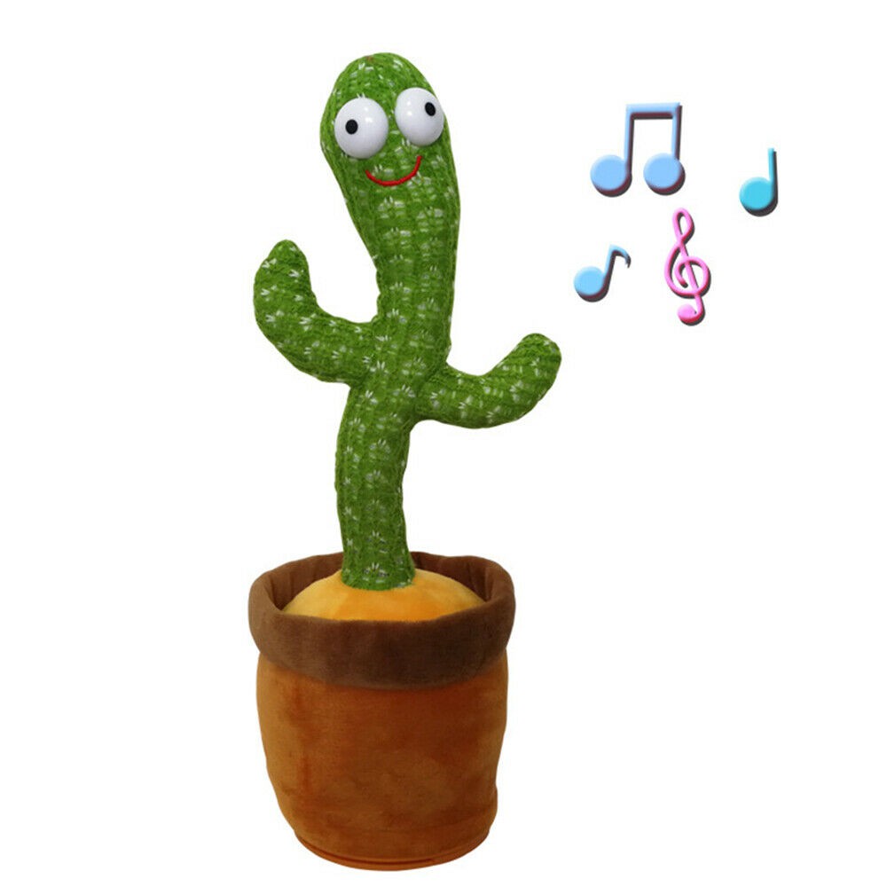 🌵Electronic Dancing Cactus Cây Xương Rồng Nhảy Múa Nhái Giọng Thu Âm 【YG】