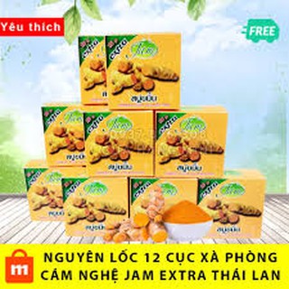 Xà phòng cám nghệ Jam thái lan 60g