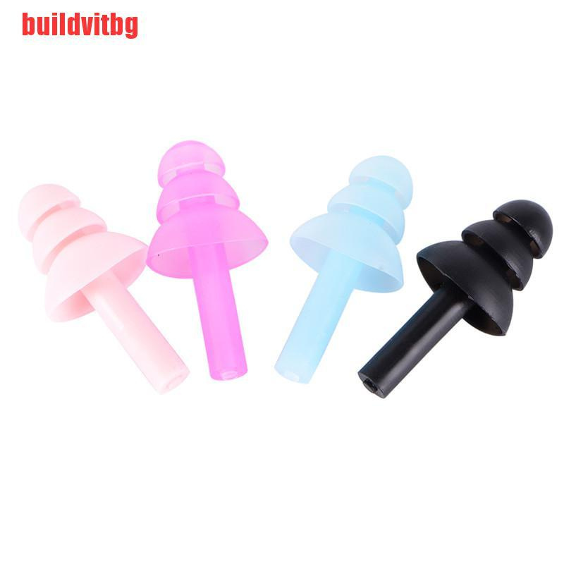 Set 4 Nút Silicone Bịt Tai Chống Tiếng Ngáy Khi Ngủ