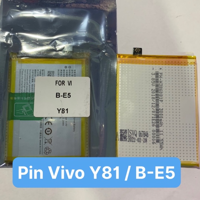 Pin chính hãng Vivo Y81, Y81s, Y81i, Y83, Y83s, Y83 Pro B-E5, 3260mAh / Có bảo hành