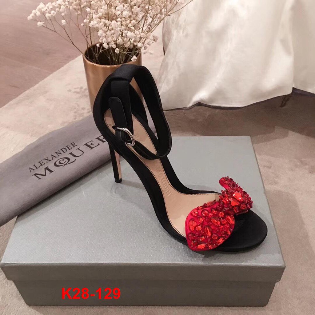 K28-129 Alexander Mcqueen sandal cao 10cm siêu cấp