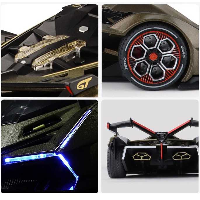 Mô hình siêu xe Lambo Vision GT tỷ lệ 1:22