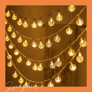 Đèn Led Bi Bọt Cherry Ball Bọt Nước Bóng Tròn 3m Chạy