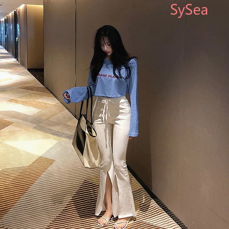 Áo Croptop In Chữ Phong Cách Hàn Quốc Thời Trang Mùa Hè Dành Cho Nữ