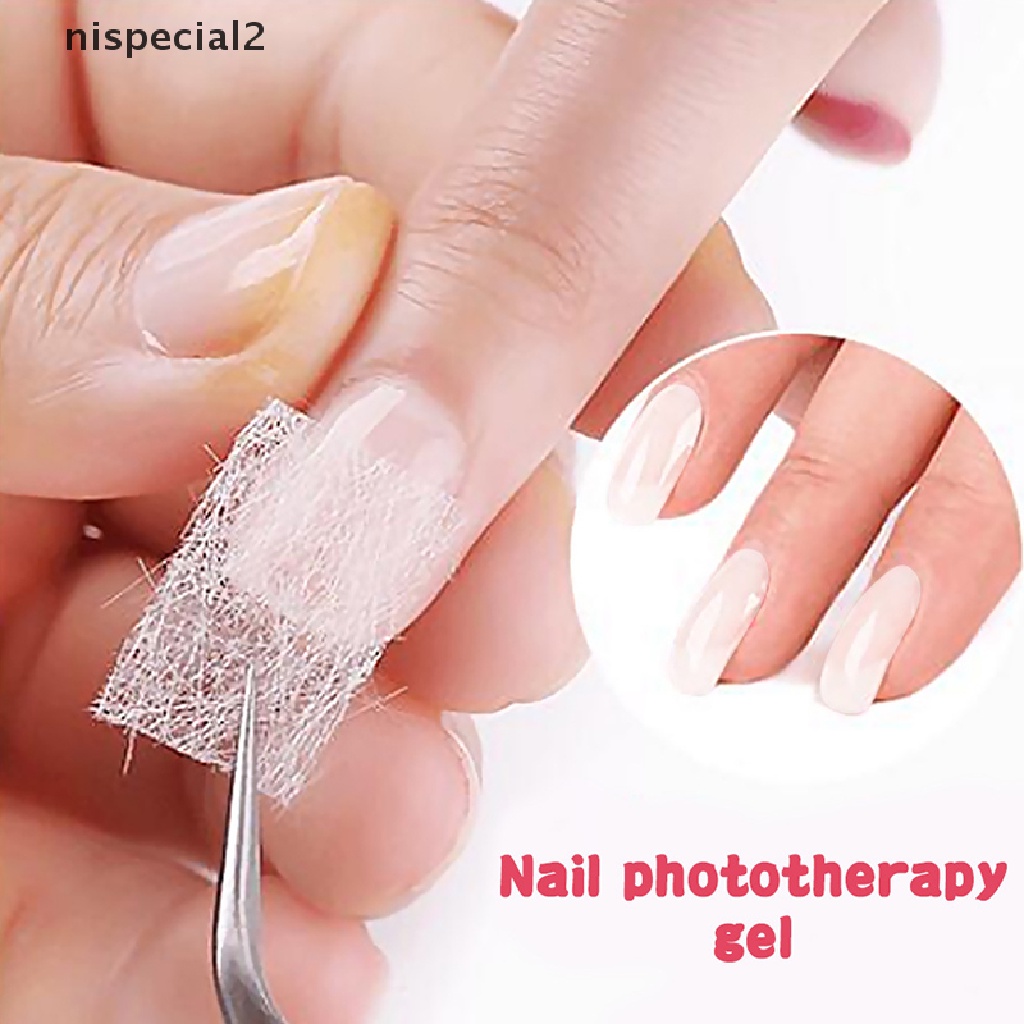 [nispecial2] 20ml Cracked Nail Repair Gel Polish Fiberglass Extension Building UV Nail Gels [new]