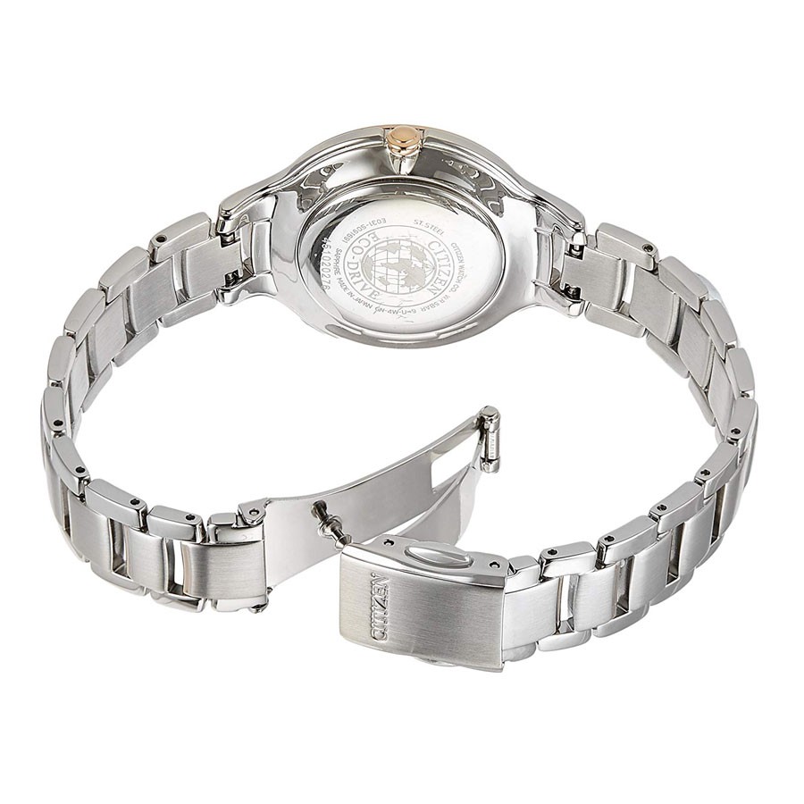 Đồng Hồ Nữ Citizen Dây Thép Không Gỉ EP5996-53H - Mặt Xám (Sapphire)
