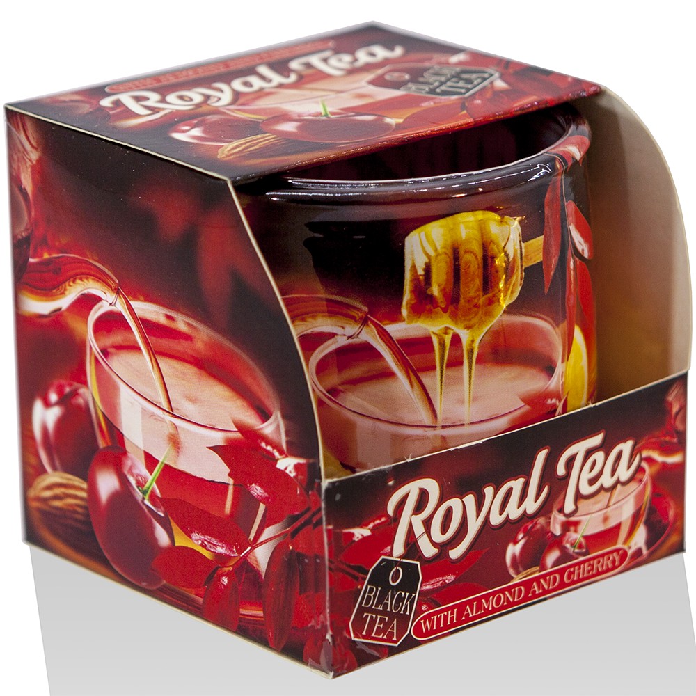 Ly nến thơm tinh dầu Bartek Royal Tea 100g QT025833 - trà hoàng gia, thơm phòng, khử mùi (giao mẫu ngẫu nhiên)