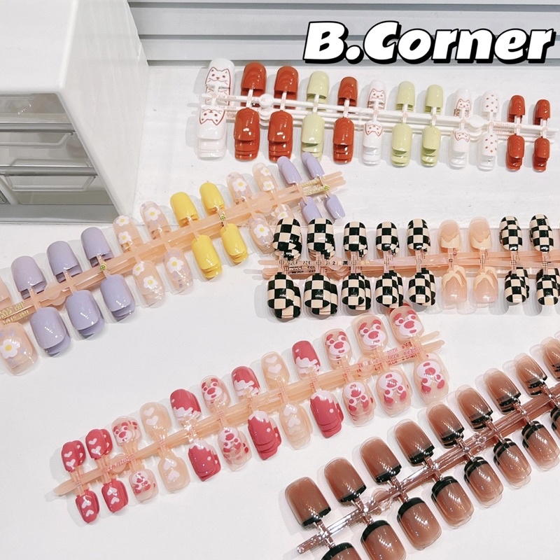 Bộ 24 Móng Tay Giả Kèm Keo - NAIL1019