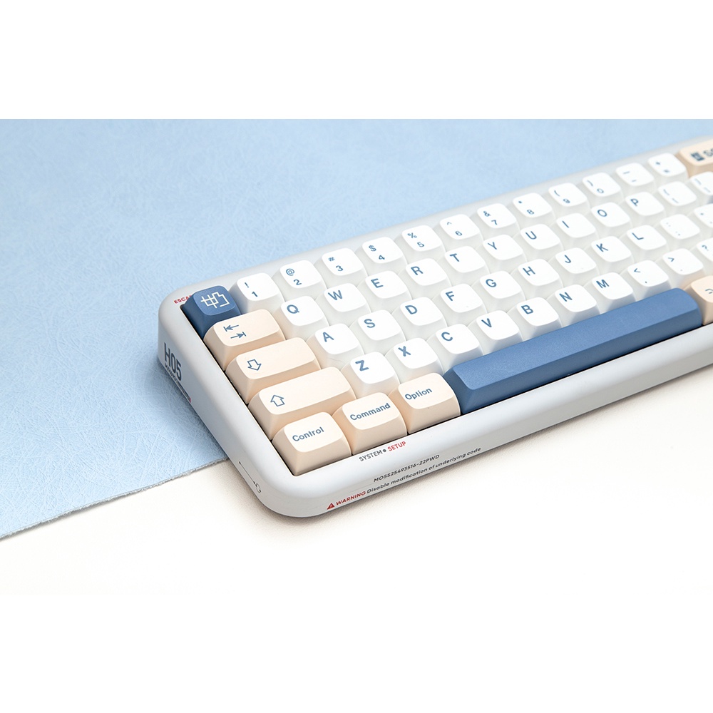 GMK soymilk  keycaps XDA profile Dye-Sublimation PBT  keycap 144keys