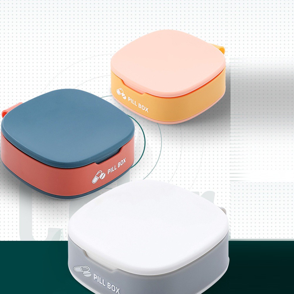 Hộp nhựa đựng thuốc 4 ngăn chất lượng cao tùy chọn màu sắc