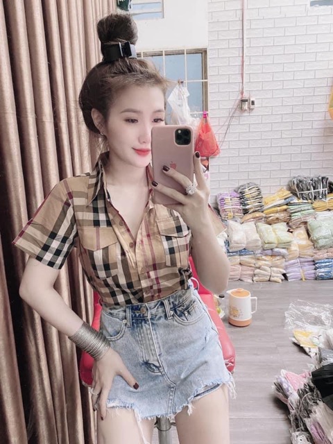 ÁO SƠ MI TÚI HỘP SỌC NHỎ SÀNH ĐIỆU CÁ TÍNH | BigBuy360 - bigbuy360.vn