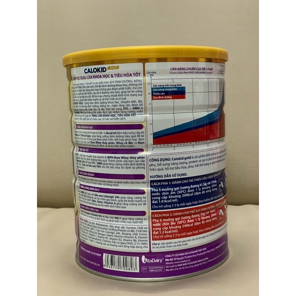 Combo 2 lon sữa calokid gold 0+ 900g ( Date mới nhất