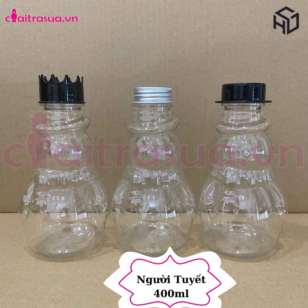 Chai Nhựa Pet  Cao Cấp hình nhân vật  400-700ml  dùng đựng trà sữa, nước ép, kẹo giá rẻ tại xưởng