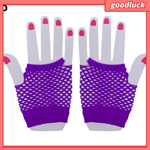 Găng Tay Lưới Hở Ngón Co Giãn Dùng Để Nhảy Cho Nữ