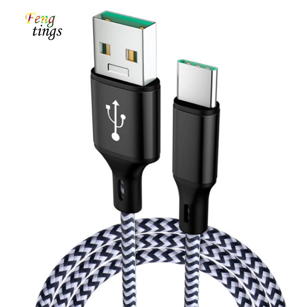 Cáp sạc nhanh bện dây nylon cho OPPO findx VOOC